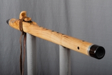 Black Locust Wood Native American Flute, Minor, Mid G-4, #O3B (8)